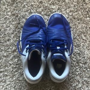 Nike Blue and White Sneakers Classic Athletic Style